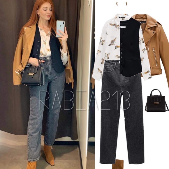 ZARA FLAP CITY BAG - Picture 2 of 12